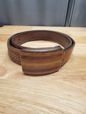 Handmade Men's Western Belt Genuine Full Grain Leather Without Buckle